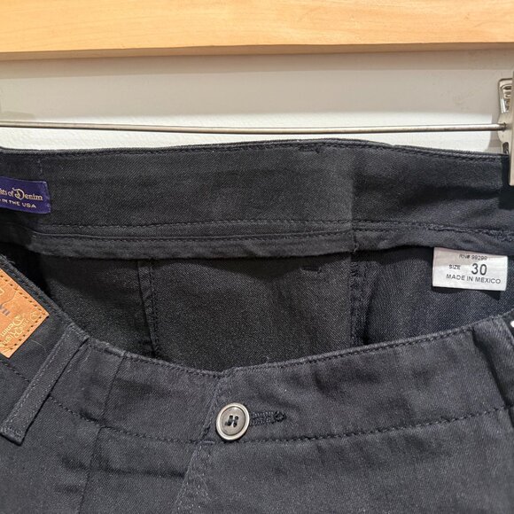 NWOT Divine Rights of Denim High Waisted Bell Bottom Jeans in Black size 30 - Picture 5 of 5